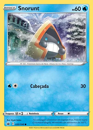 Snorunt (35/198) REV FOIL - Carta Avulsa Pokemon