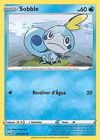 Sobble (54/202) - Carta Avulsa Pokemon