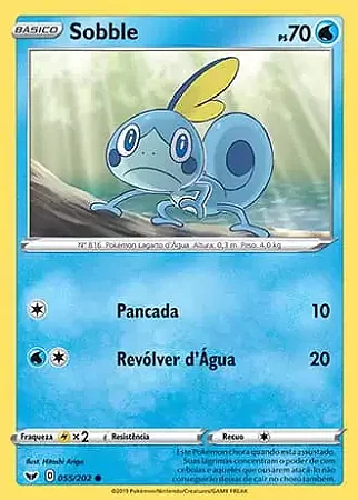 Sobble (55/202) REV FOIL - Carta Avulsa Pokemon