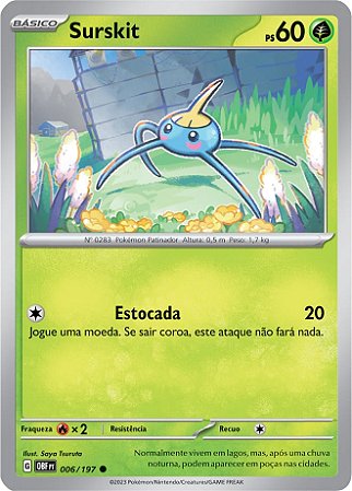 Surskit (006/197) - Carta Avulsa Pokemon