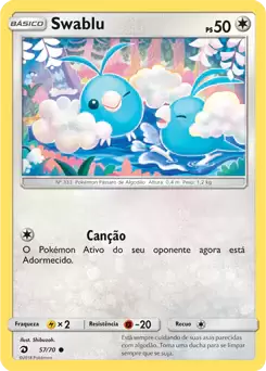 Swablu (57/70) - Carta Avulsa Pokemon