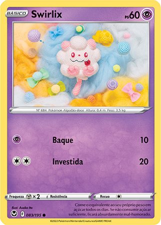 Swirlix (083/195) - Carta Avulsa Pokemon