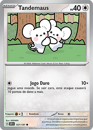 Tandemaus (157/191) - Carta Avulsa Pokemon