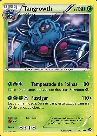 Tangrowth (2/114) - Carta Avulsa Pokemon