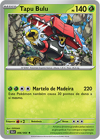Tapu Bulu (006/064) FOIL - Carta Avulsa Pokemon