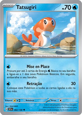Tatsugiri (062/198) - Carta Avulsa Pokemon