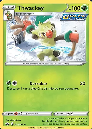 Thwackey (17/198) - Carta Avulsa Pokemon