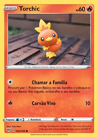 Torchic (22/189) - Carta Avulsa Pokemon