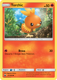 Torchic (25/168) - Carta Avulsa Pokemon
