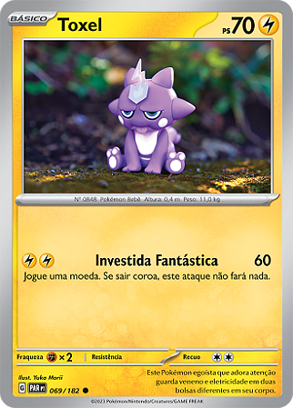 Toxel (069/182) - Carta Avulsa Pokemon