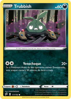 Trubbish (117/192) REV FOIL - Carta Avulsa Pokemon