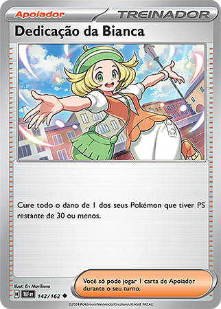 Dedicação da Bianca / Bianca's Devotion (142/162) REV FOIL - Carta Avulsa Pokemon