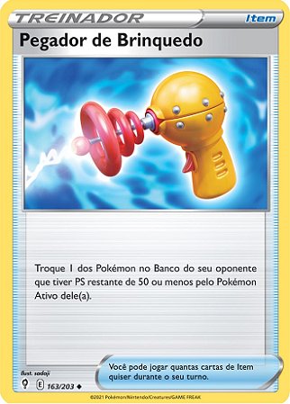 Pegador de Brinquedo / Toy Catcher (163/203) - Carta Avulsa Pokemon