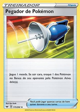 Pegador de Pokémon / Pokemon Catcher (175/202) - Carta Avulsa Pokemon
