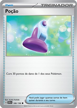 Poção / Potion (188/198) - Carta Avulsa Pokemon