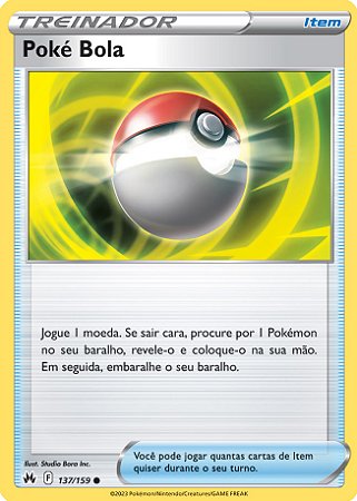Poké Bola / Poké Ball (137/159) - Carta Avulsa Pokemon