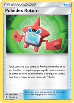 Pokédex Rotom / Rotom Dex (131/149) REV FOIL - Carta Avulsa Pokemon