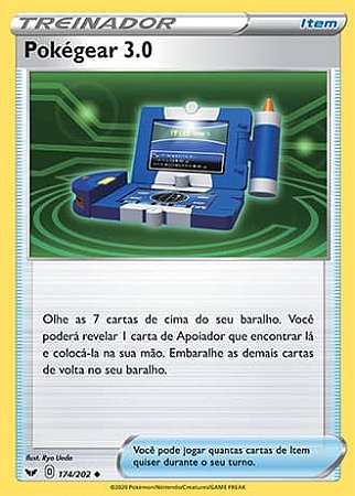 Pokegear 3.0 (174/202) REV FOIL - Carta Avulsa Pokemon