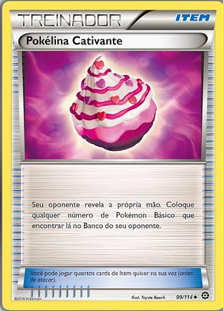 Pokélina Cativante / Captivating Poké Puff (99/114) - Carta Avulsa Pokemon