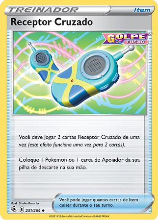 Receptor Cruzado / Crossceiver (231/264) - Carta Avulsa Pokemon