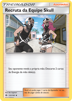 Recruta da Equipe Skull / Team Skull Grunt (133/149) - Carta Avulsa Pokemon