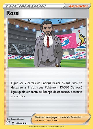 Rossi / Rose (168/189)  - Carta Avulsa Pokemon