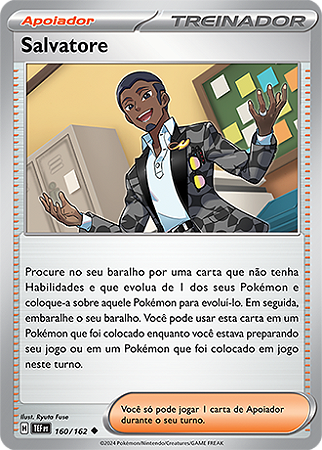 Salvatore (160/162) - Carta Avulsa Pokemon