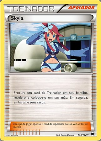 Skyla (148/162) - Carta Avulsa Pokemon