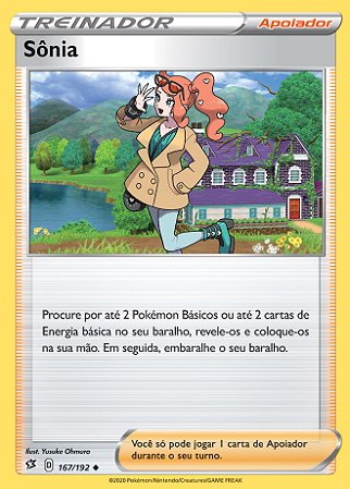 Sônia (167/192) - Carta Avulsa Pokemon