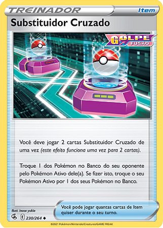 Substituidor Cruzado / Cross Switcher (230/264) - Carta Avulsa Pokemon