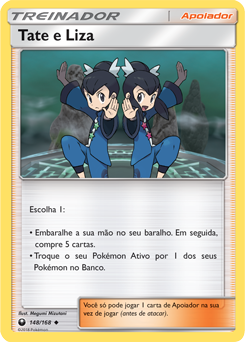 Tate e Liza (148/168) - Carta Avulsa Pokemon