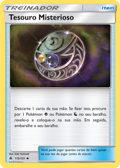 Tesouro Misterioso / Mysterious Treasure (113/131) - Carta Avulsa Pokemon