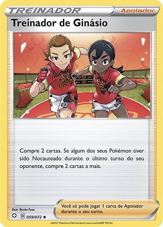 Treinador de Ginásio / Gym Trainer (59/72) - Carta Avulsa Pokemon