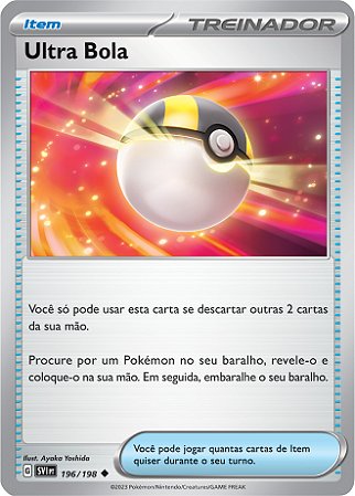 Ultra Bola / Ultra Ball (196/198) REV FOIL - Carta Avulsa Pokemon