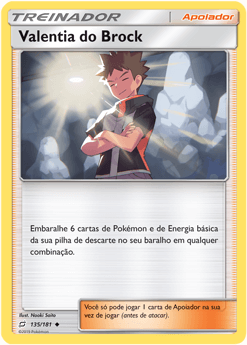 Valentia do Brock / Brock's Grit (135/181) REV FOIL - Carta Avulsa Pokemon