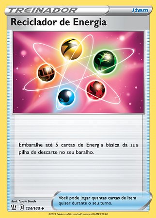 Reciclador de Energia / Energy Recycler (124/163) - Carta Avulsa Pokemon