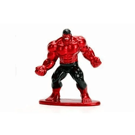 Hulk Vermelho / Red Hulk (4 Cm) Figura Colecionável - Nano MetalFigs - Marvel