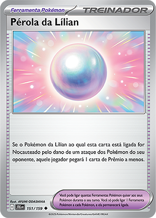 Pérola da Lílian / Lillie's Pearl (151/159) Shattered Holo - Carta Avulsa Pokemon