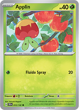 Applin (012/142) - Carta Avulsa Pokemon
