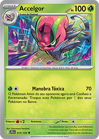 Accelgor (013/159) - Carta Avulsa Pokemon