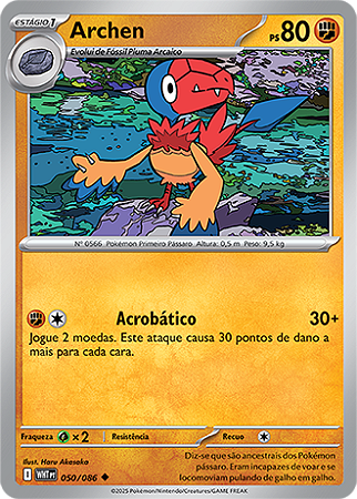 Archen (050/086) - Carta Avulsa Pokemon