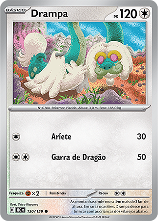 Drampa (130/159) REV FOIL - Carta Avulsa Pokemon