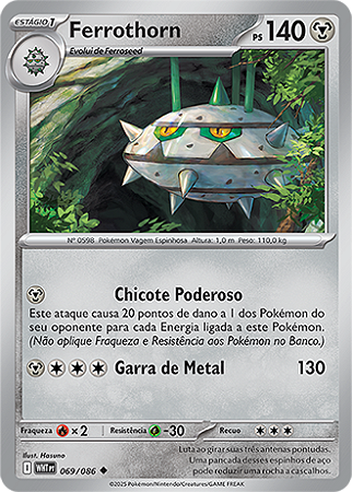 Ferrothorn (069/086) - Carta Avulsa Pokemon