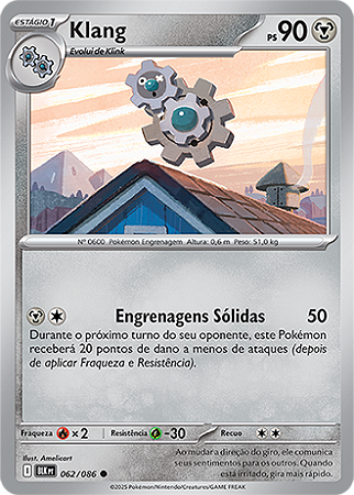 Klang (062/086) - Carta Avulsa Pokemon