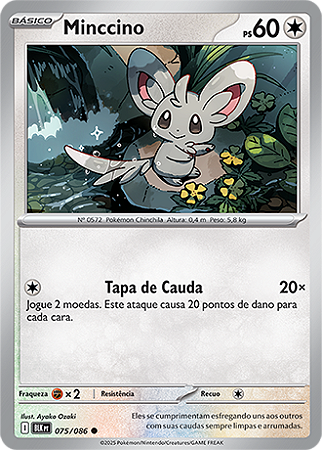 Minccino (075/086) - Carta Avulsa Pokemon