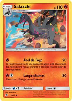 Salazzle (14/70) - Carta Avulsa Pokemon