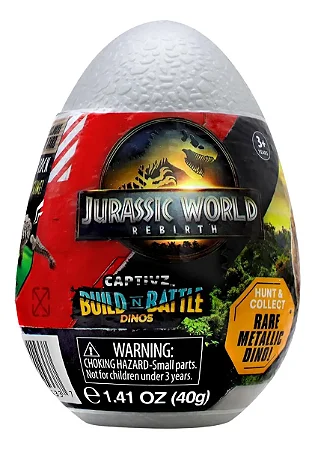 Ovo Surpresa Dinossauro Jurassic World Rebirth - Dino Pop In Lock (Capitvz)