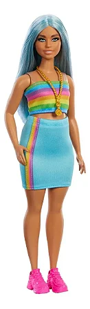 Boneca Barbie Fashionista Colecionável 218 - 30cm