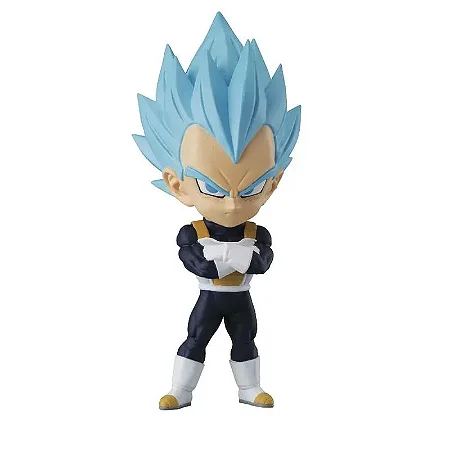 Vegeta Deus Super Saiyan Blue N2 - Miniatura Colecionável DBS 7cm (Bandai) Chibi Master Wave 1