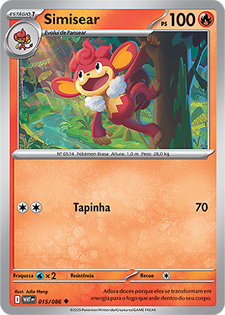 Simisear (015/086) - Carta Avulsa Pokemon